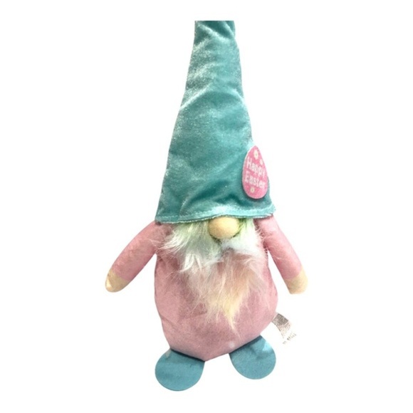 4pack cozy snuggly Easter bunny‎ theme pastel colored gnome plushies new - Picture 9 of 15